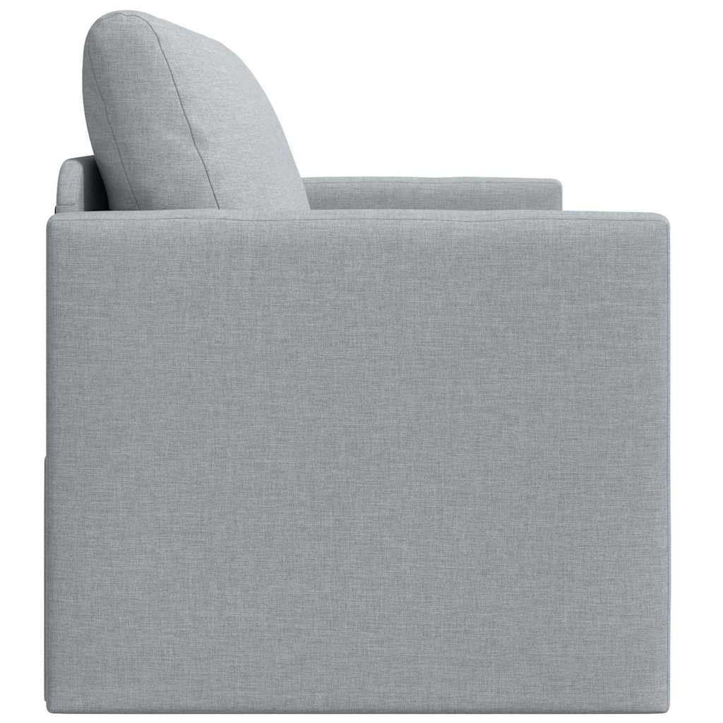 Sofa Bed Light grey 124 x 71 x 78 cm Fabric